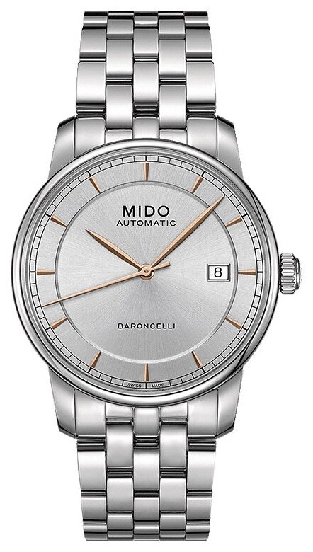 Наручные часы Mido Baroncelli, серебряный