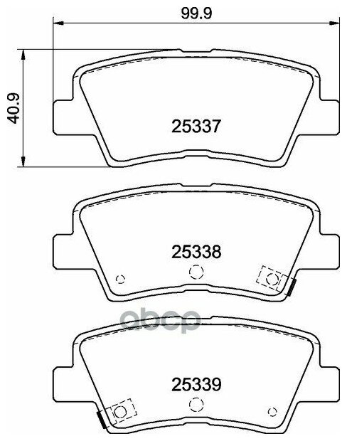 Np6020_колодки Дисковые Задние! Kia Soul 1.6i/Crdi 09>, Hyundai Sonata V 2.0ti/Crdi 05> NISSHINBO арт. NP6020