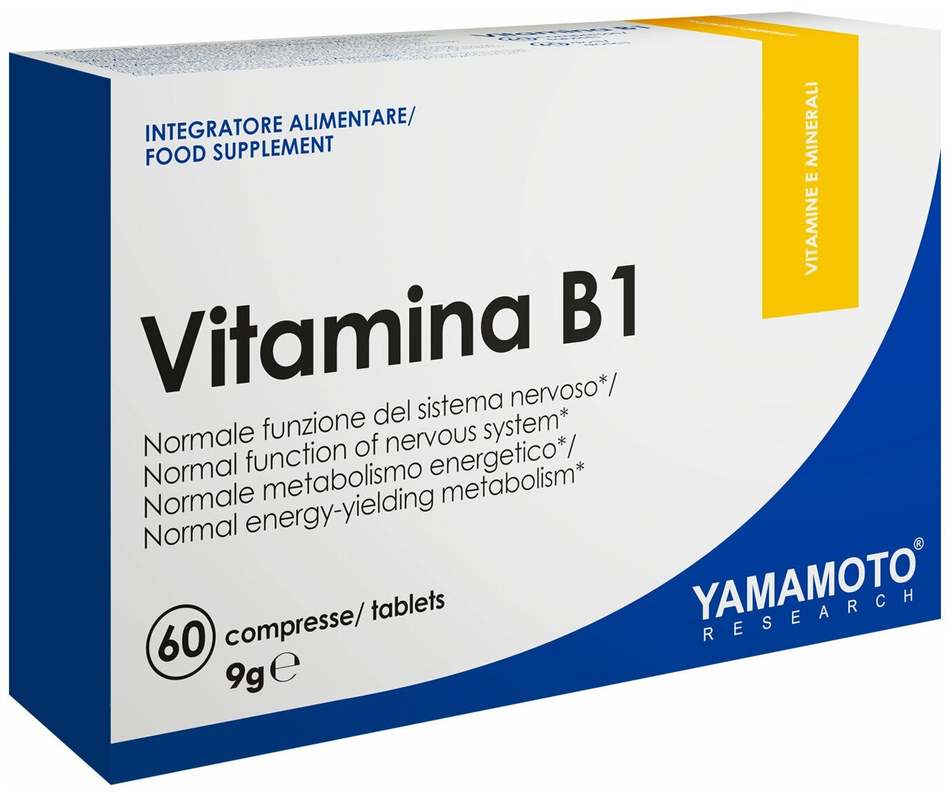 Витамины группы B Yamamoto Research Vitamina B1 (Витамин B-1) 60 таблеток 60 таблеток