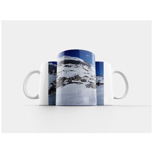 фото Кружка "снег, зима, гора" 320 мл lotsprints