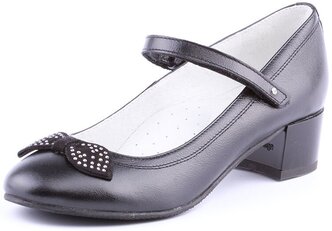 Туфли для девочек ELEGAMI 3/4-518971602, Черный, Размер 39