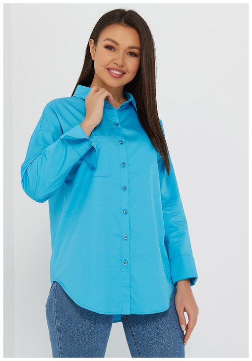 Рубашка  Katharina Kross, размер 46, голубой