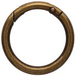5AS-100 Карабин-кольцо 38мм (латунь) - изображение