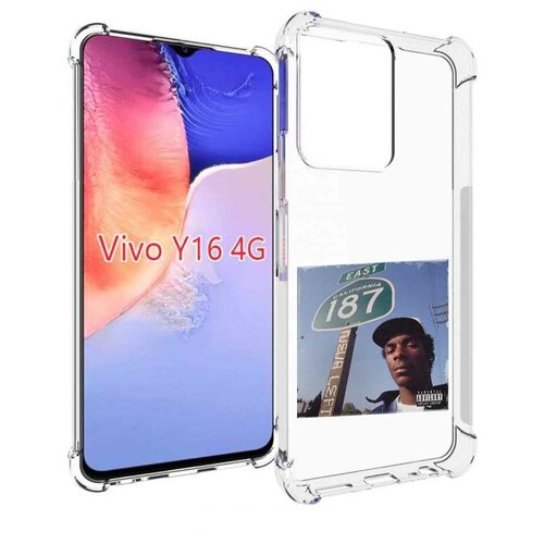 Чехол MyPads Snoop Dogg NEVA LEFT для Vivo Y16 4G/ Vivo Y02S задняя-панель-накладка-бампер чехол mypads snoop dogg malice n wonderland для vivo y16 4g vivo y02s задняя панель накладка бампер