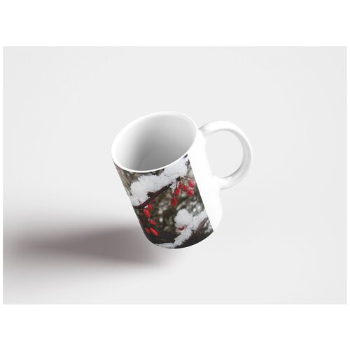 фото Кружка "зима, снег, ягода" 320 мл lotsprints