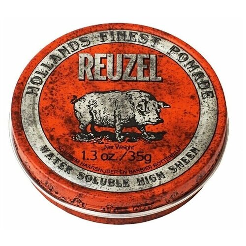 Reuzel - Red Pomade-Water Soulable - Помада для волос, водорастворимая, средняя фиксация, 340 г.