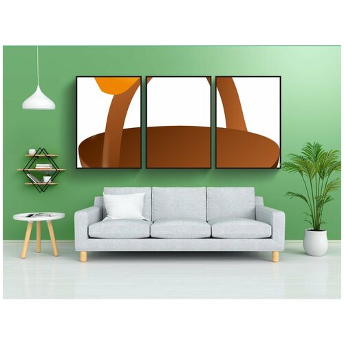 фото Набор модулных постеров для интерьера "корзина, поклон, подарок" 60x90 см. в тубусе, без рамки lotsprints