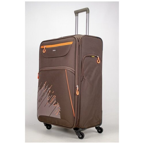 фото Sweetbags чемодан текстильный большой sweetbags (с аппликацией) коричневый съемные колеса xl большой коричневый