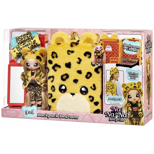 фото Игровой набор с куклой mga entertainment na! na! na! surprise и рюкзак na! na! na! surprise jennel jaguar
