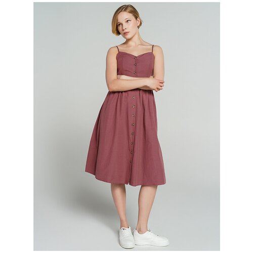 фото Платье твое a8058 размер s, бордовый, women