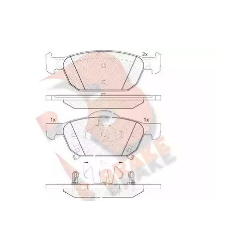 Дисковые тормозные колодки R BRAKE RB1893