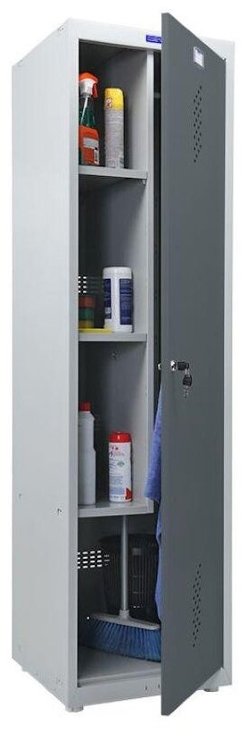 Шкаф универсальный Cobalt Locker 11-50У антрацит/серый (R7043/7038) - фотография № 1