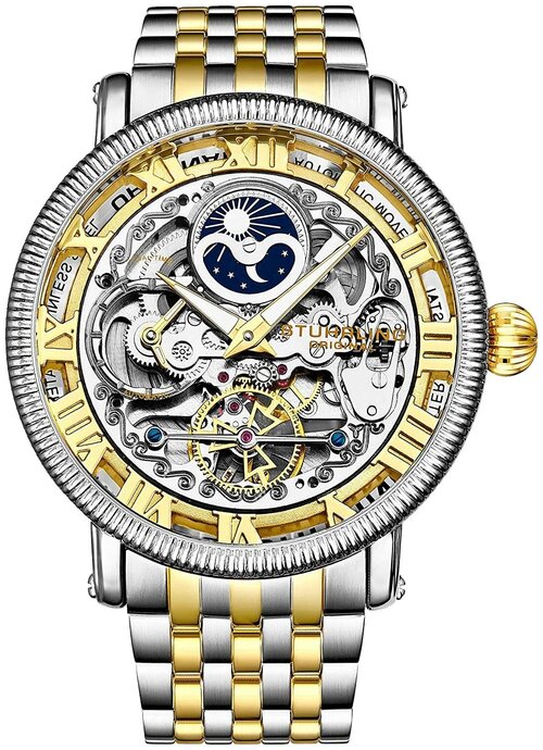 Наручные часы STUHRLING Legacy, мультиколор, золотой