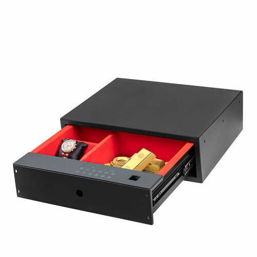 Сейф для украшений SAFEBURG SB DRAWER, премиум шкатулка, электронный замок, отпечаток пальца