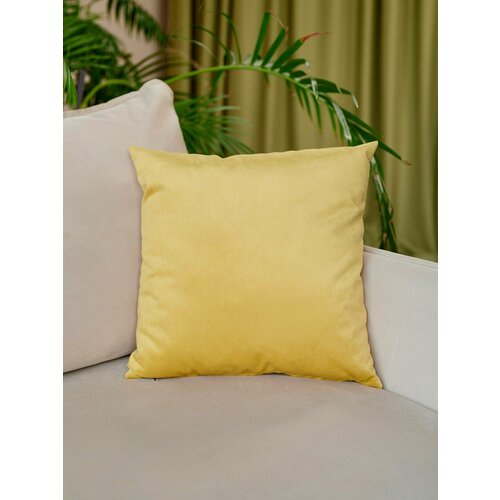 Подушка декоративная 45*45 см Fleola yellow