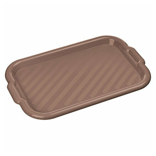 Поднос Verona прямоугольный 430х275х25 мм темно-коричневый 648₽