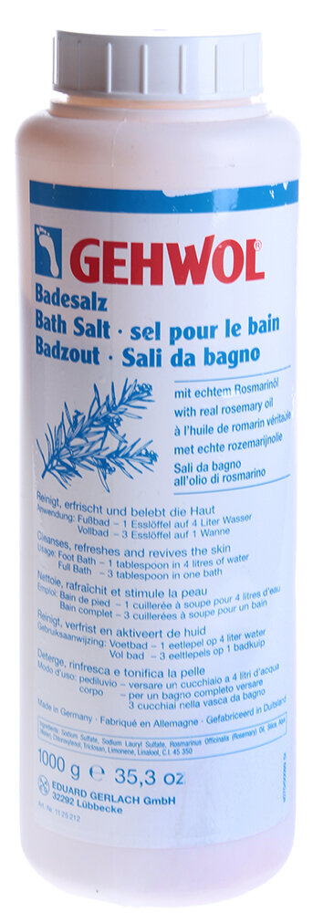 Gehwol Badesalz Соль для ванны с розмарином, 1000 гр