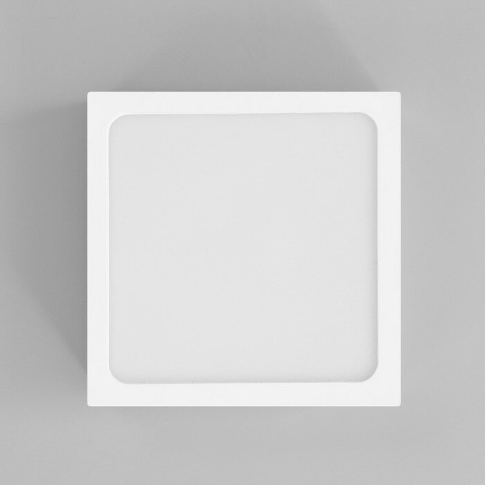 BayerLux Светильник "Руми квадратный" LED 18Вт 6000К белый 15х15х5 см - фотография № 3