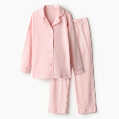 Пижама Minaku, размер 152, розовый