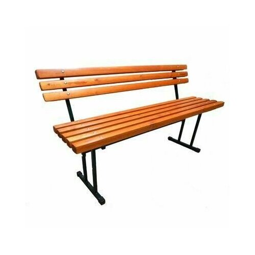 Скамейка со спинкой скамейка со спинкой пласт престиж 115 60 81 см темн коричневая 2 альтернатива м5932