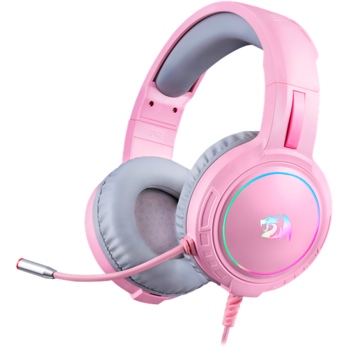 Игровая гарнитура REDRAGON MENTO розовая 2 x 35-мм джек USB 50 мм RGB подсветка 173400₽