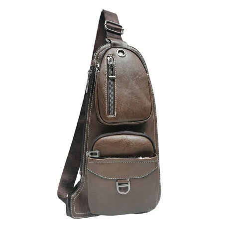 фото Сумка мессенджер , коричневый нет бренда