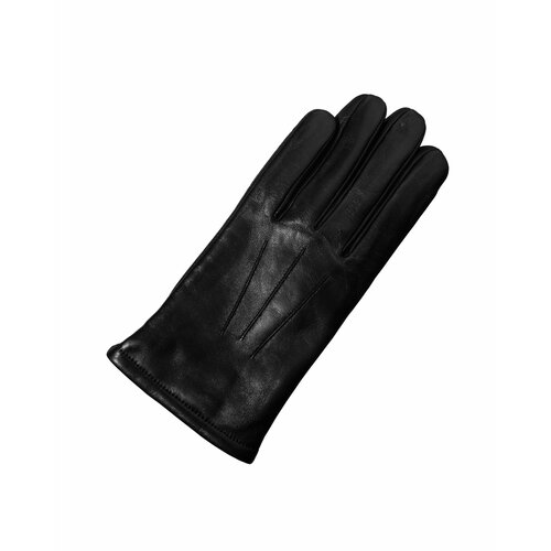 фото Перчатки кожаные мужские estegla, размер 7.5, черные.