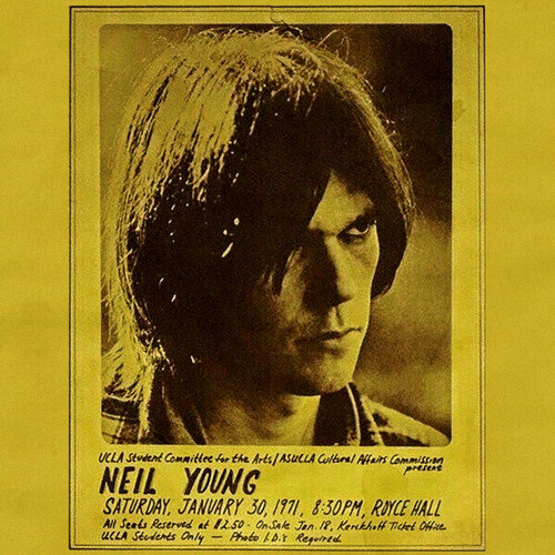 Виниловая пластинка Neil Young / Royce Hall 1971 (LP) виниловая пластинка neil young dorothy chandler pavilion 1971 lp remastered