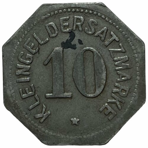 Германия (Германская Империя) Майнц 10 пфеннигов 1917 г. (3)