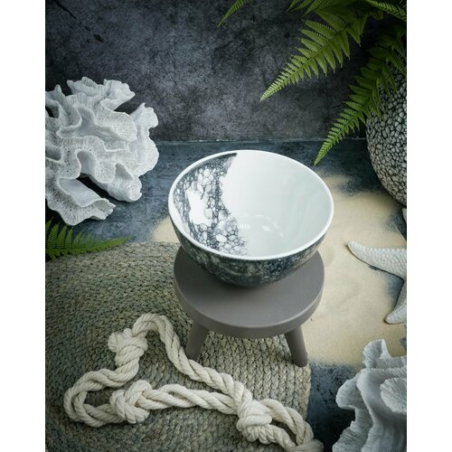 Салатник Style Point Bubbles black 800 мл, керамика