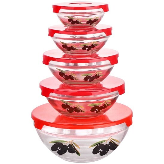 фото Набор салатников BEKKER BK-6713 из 5 предметов