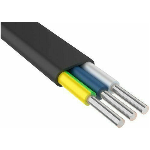 Кабель АВВГ 3*2.5 Чёрный ТУ 100 метров