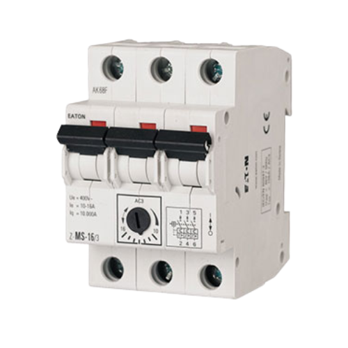 фото Z-MS-0.16/3 автоматический выключатель с регулируемой тепловой защитой для двигат.0,05- 0,16А. Moeller, 248402
