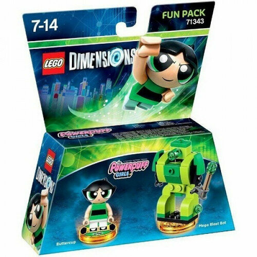 LEGO Dimensions Fun Pack - The Powerpuff Girls (Buttercup, Mega Blast Bot) lego 41949 bag tags mega pack messaging