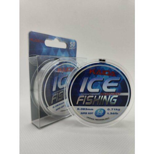 фото Леска для зимней рыбалки kaida ice fishing 50 м 0.083 мм 0.71 кг