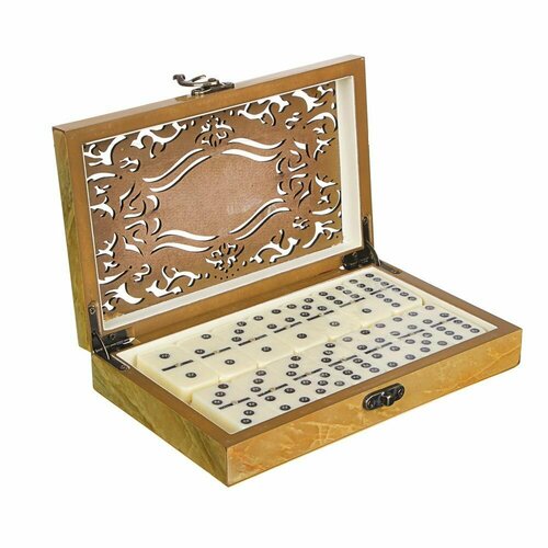 Домино в подарочной коробке дерево 20х13х4см 2000₽