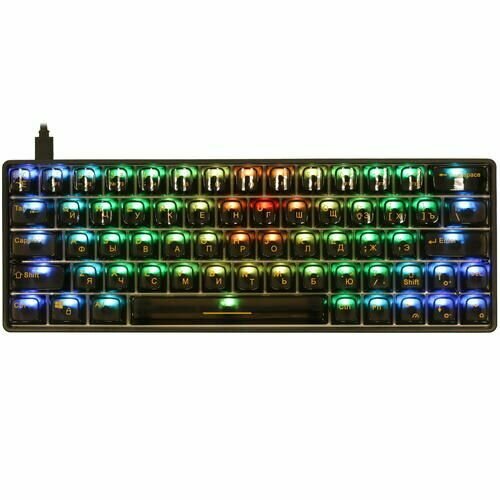 Проводная игровая клавиатура Jet.a Panteon T1 Pro CK BS черный - фото №3
