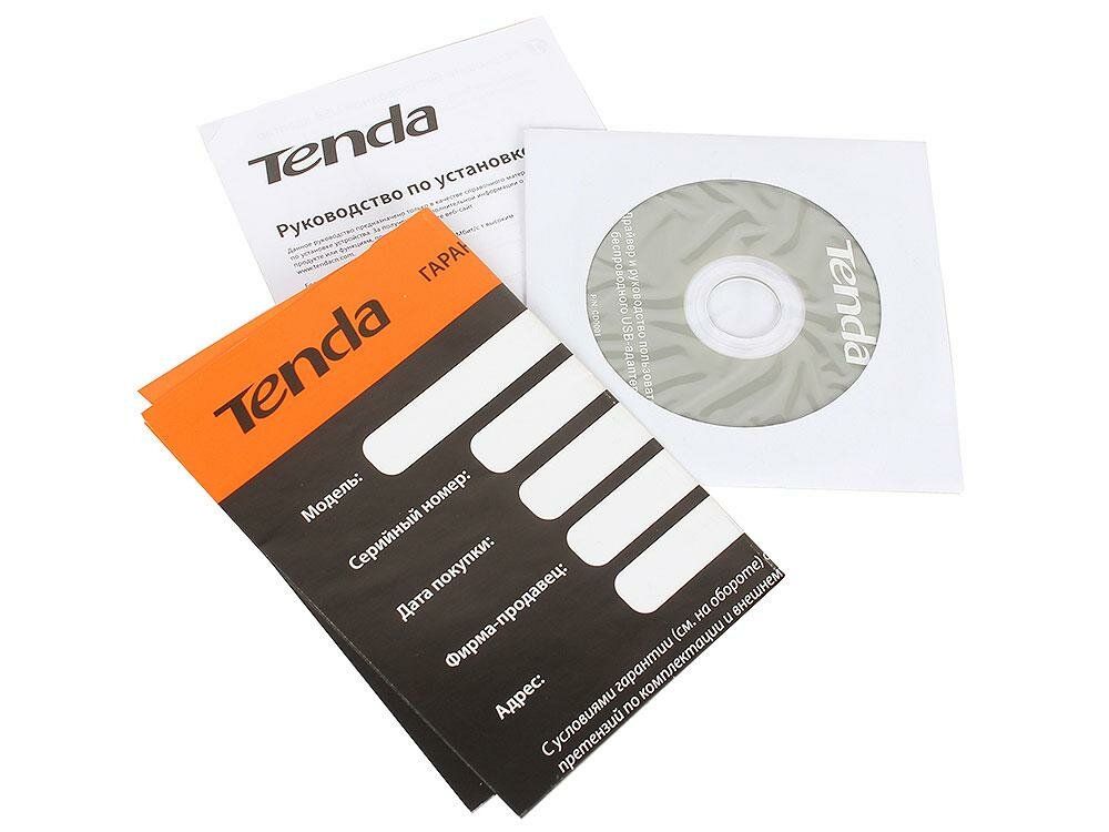 Wi-Fi роутер Tenda N300 Black - фото №4
