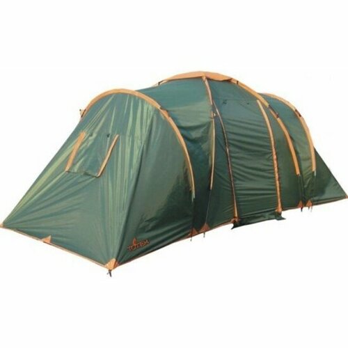 палатка трехместная totem indi v2 зеленый Палатка Totem Hurone 4 V2, зеленый
