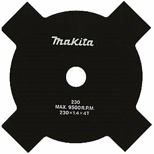 Нож для бензокосы MAKITA , ф230х25.4,4зуба, EM2500