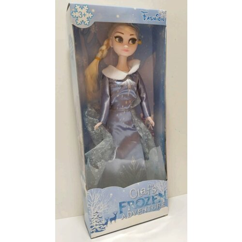 кукла эльза frozen 38 см сверкающая холодное сердце Герои мультика Холодное Сердце Кукла блондинка Эльза цвет голубой размер коробки 31.12.4 см