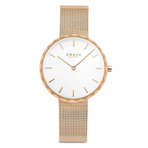 фото Наручные часы obaku v252lxvimv, белый, золотой