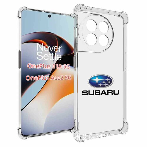 Чехол MyPads subaru-4 мужской для OnePlus 11R задняя-панель-накладка-бампер
