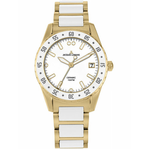 фото Наручные часы jacques lemans high tech ceramic, белый