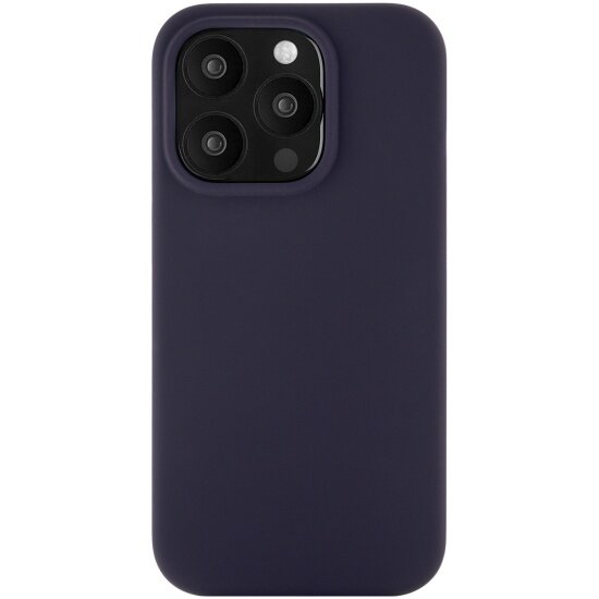 Силиконовый чехол Ubear для Apple iPhone 15 Pro, Touch Mag Case, MagSafe, фиолетовый