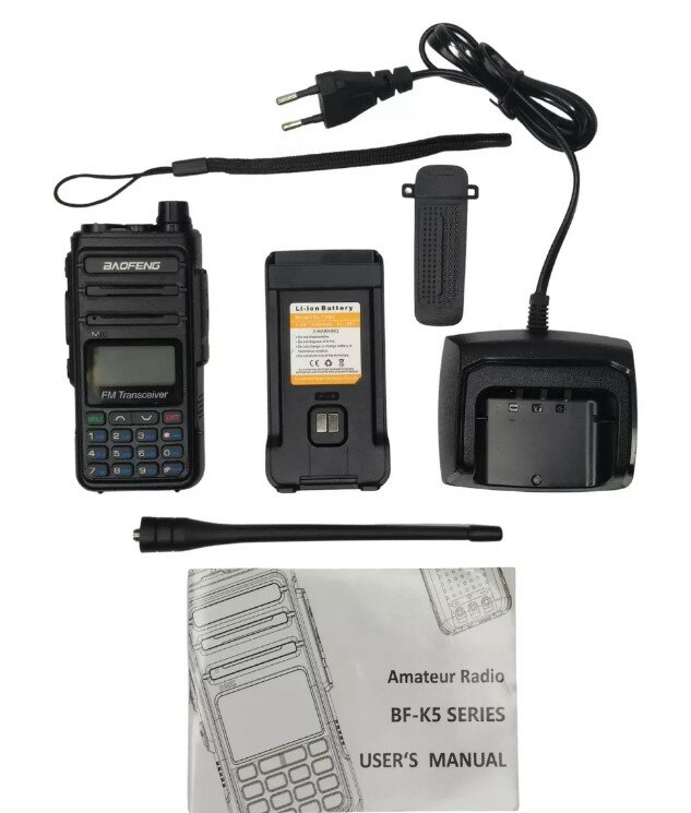 Рация Баофенг BF-K5+ разъем USB type-C для зарядки — фото 2