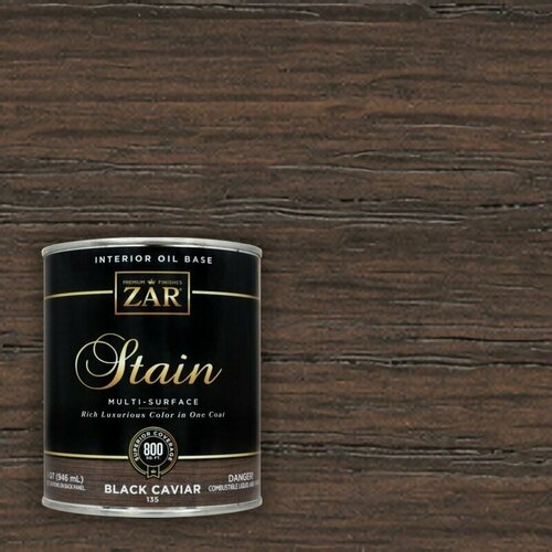 Морилка по дереву на масляной основе ZAR Interior Oil Base Stain 946 мл Черная икра 13512