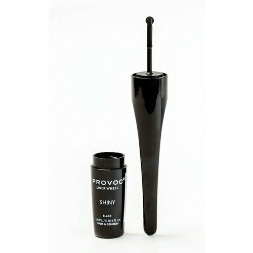 Provoc Жидкая подводка-ролл, глянцевая Eyeliner Wheel 02 Shiny Black