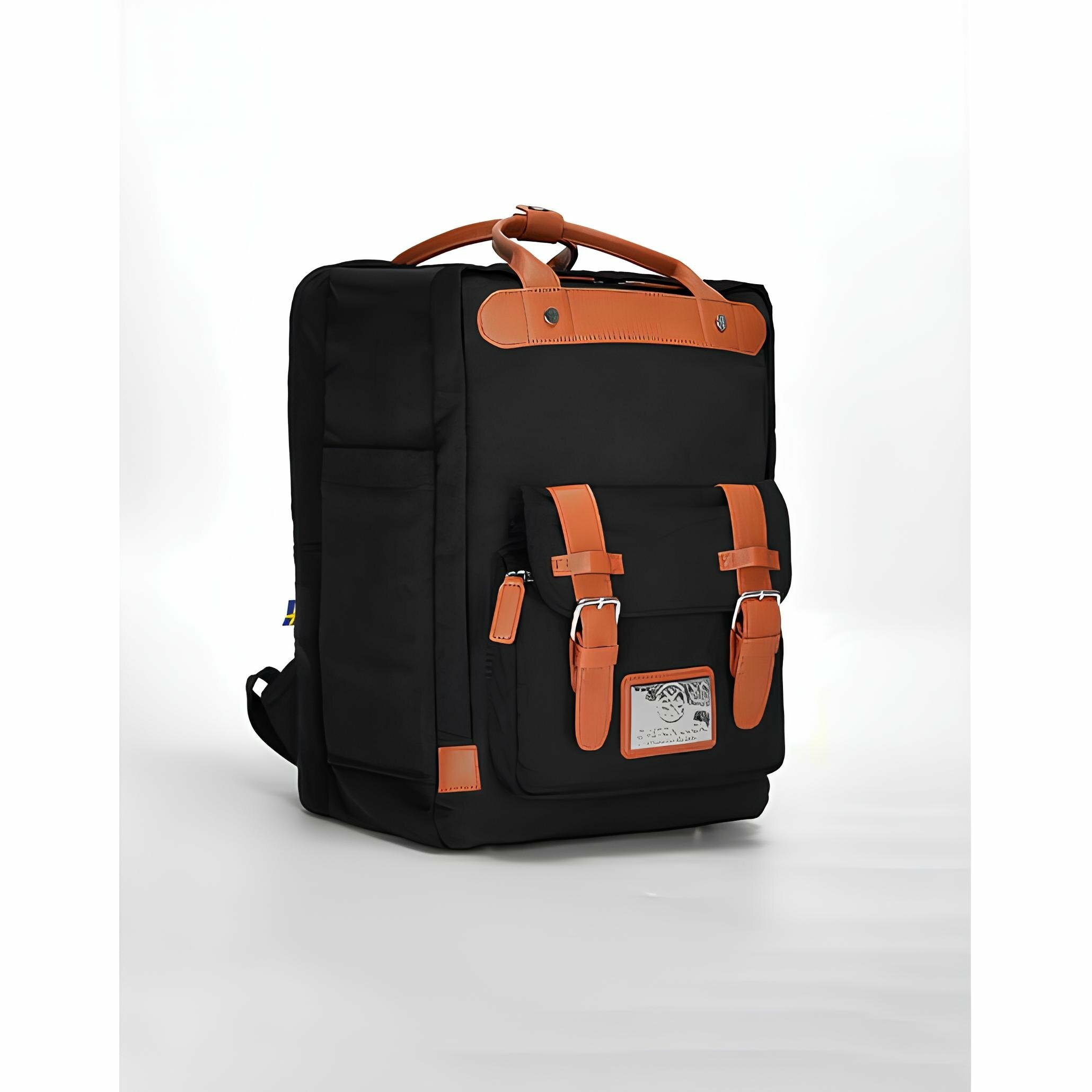 Рюкзак Универсальный 15" Gaston Luga GL3202 Backpack Biten 11'-15'. Цвет: черно-коричневый цвет: черный, коричневый