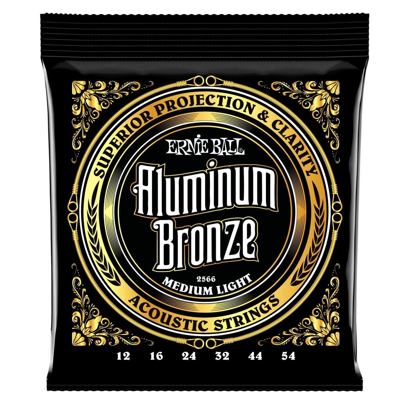 ERNIE BALL 2566 Aluminum Bronze Medium Light 12-54 Струны для акустической гитары